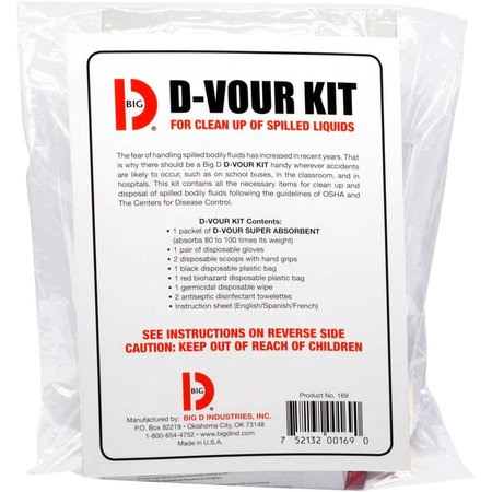 BIG D Big D D'Vour Bodily Fluid Clean-Up Kit 169